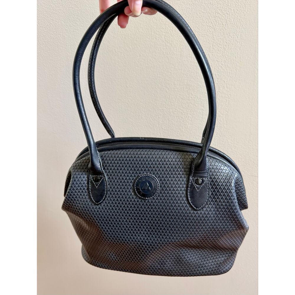 Vintage 1983 Liz Claiborne shoulder bag dark gray
